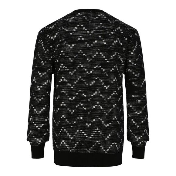 M Missoni Zig-Zag Crewneck Pullover Sweater Black Mens - Picture 2 of 3